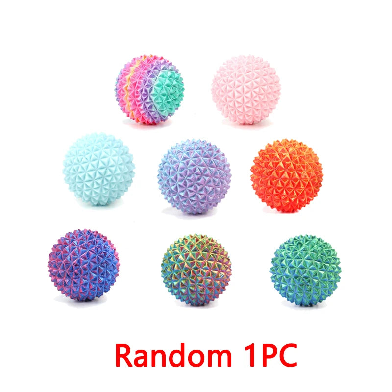 Rainbow Spiky Sensory Squeeze Ball – product gallery image 14 | Smile Lady