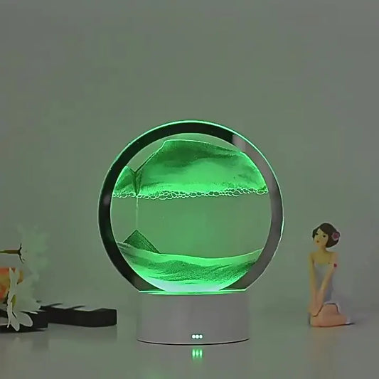 RGB Moving Sand Art Lamp – 16-Colour Light – alternate product view | Smile Lady