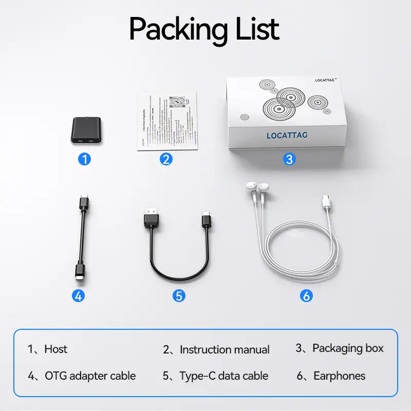 Mini Magnetic Voice Recorder with One-Touch Recording