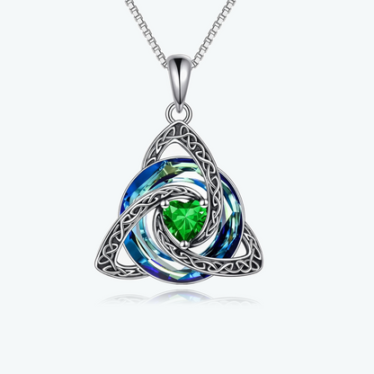 Celtic Birthstone Shield Pendant Gift