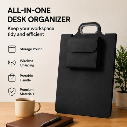 Laptop Sleeve with 15W Wireless Charger & Laptop Stand