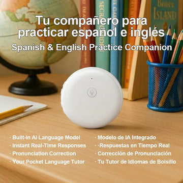 AI language translator and speaking practice device