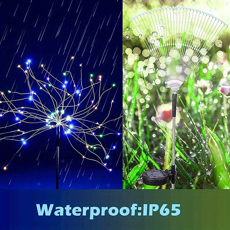 Shapeable Solar Firework Light