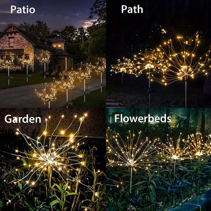 Shapeable Solar Firework Light
