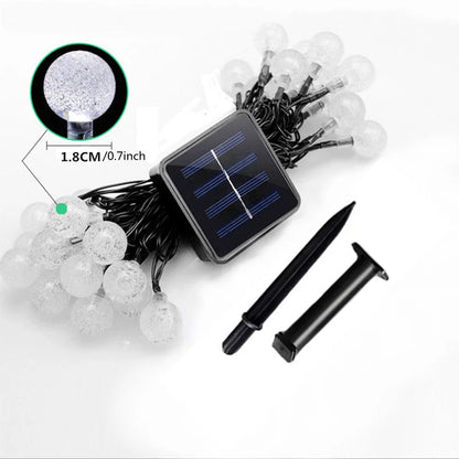 Solar globe light kit, panel and stake