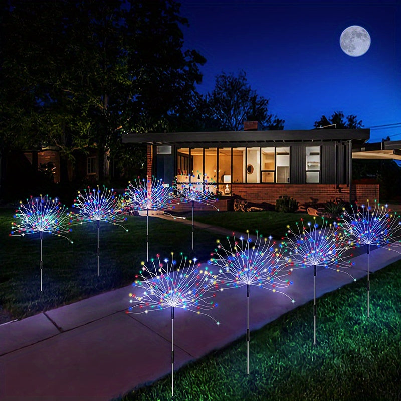 Shapeable Solar Firework Light
