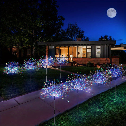 Shapeable Solar Firework Light