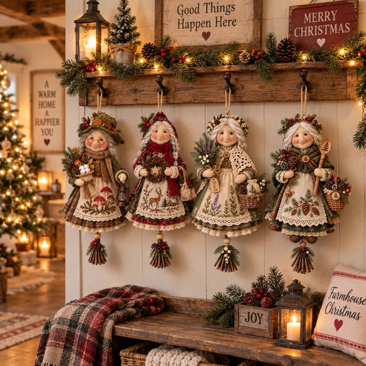 Handmade Good Luck Granny ornament