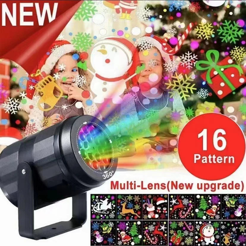 Christmas Projector with 16 Patterns