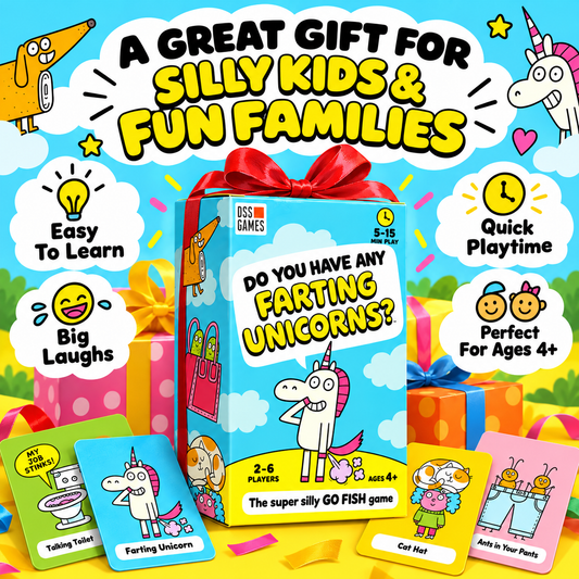 Super Silly Go Fish card game for kids and families