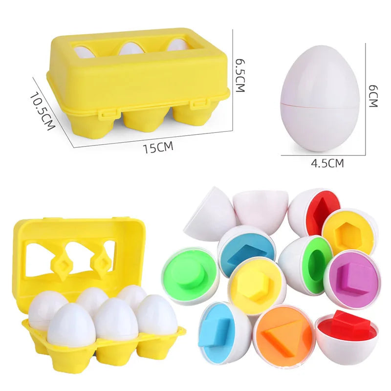 Egg Shape-Matching Puzzle – Learning Toy – product gallery image 6 | Smile Lady