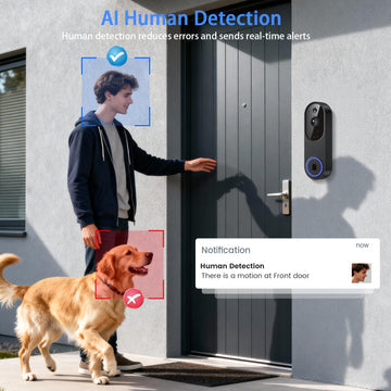 1080p smart video doorbell camera