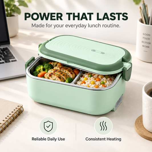 Portable Electric Heated Lunch Box for Meal Warming