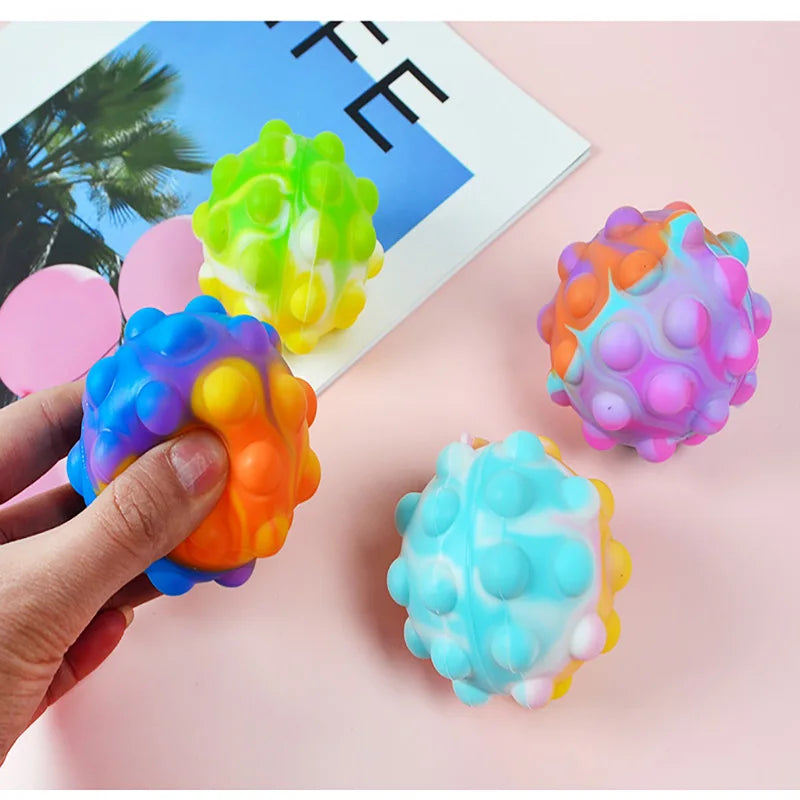 Silicone Bubble Squeeze Ball – Multi-Pack Options – product gallery image 8 | Smile Lady