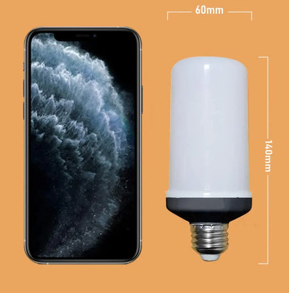 E27 LED Flame Effect Bulb – bulb heat detail