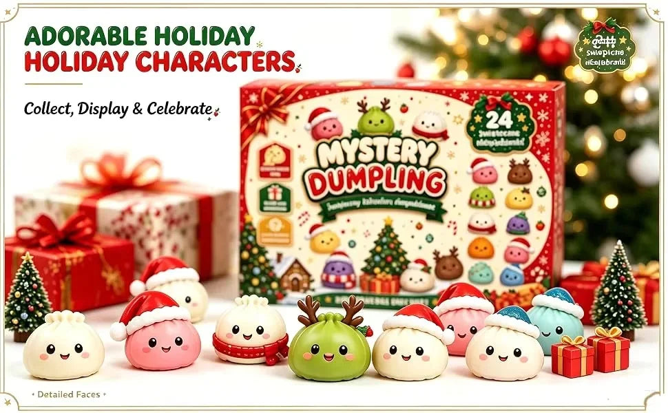 Christmas Squishy Countdown Calendar 2026 – product gallery image 8 | Smile Lady