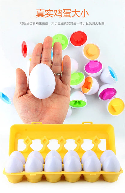 Egg Shape-Matching Puzzle – Learning Toy – product gallery image 18 | Smile Lady