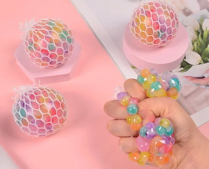 Rainbow Squishy Sensory Stress Ball – style and variant reference | Smile Lady
