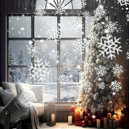 Rotating Snowflake LED Projector