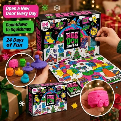 Christmas Squishy Fidget Advent Calendar 2026 – product detail | Smile Lady