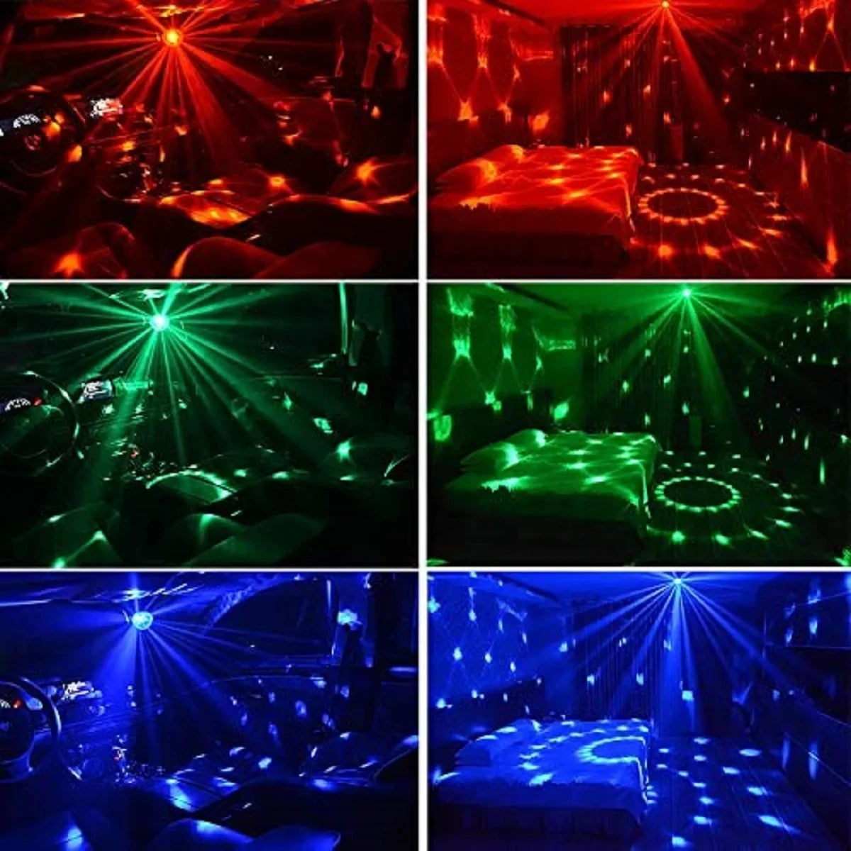 RGB Rotating Disco Party Light – product gallery image 9 | Smile Lady