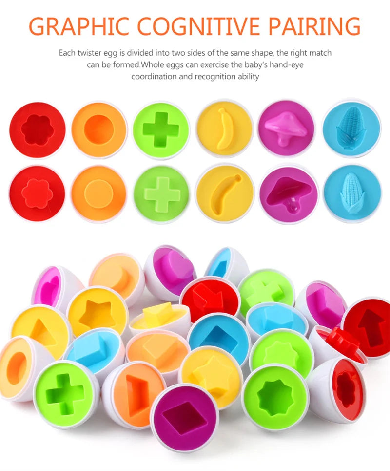 Egg Shape-Matching Puzzle – Learning Toy – product gallery image 17 | Smile Lady