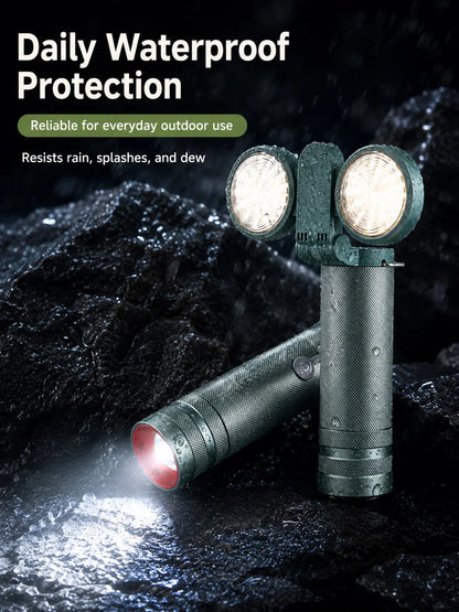 Rechargeable Torch and Camping Lantern – splash illustration