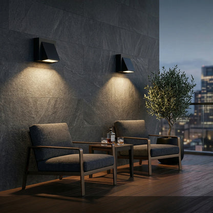 3W Outdoor LED Wall Light – outdoor seating area