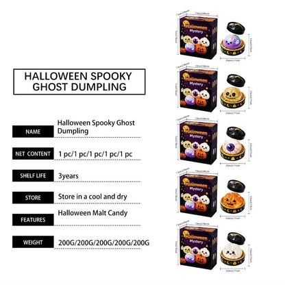 Halloween Ghost Dumpling Squishy Toy
