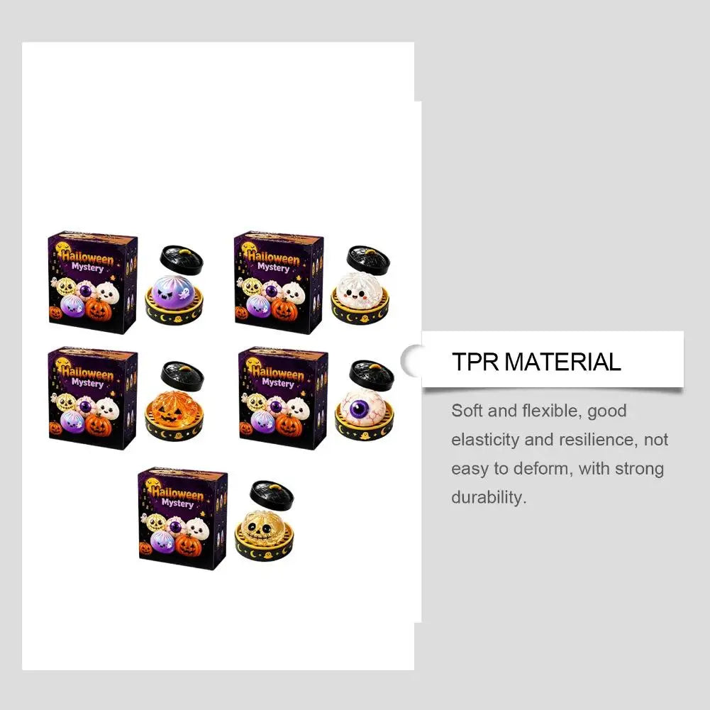 Halloween Ghost Dumpling Squishy Toy – product gallery image 20 | Smile Lady