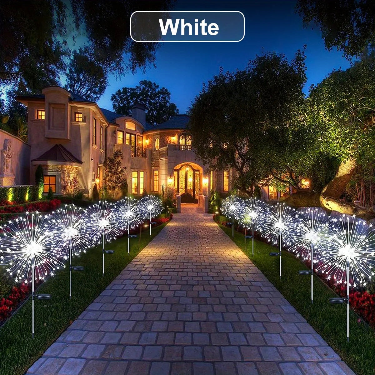 Solar Firework Garden Stake Light