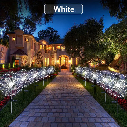 Solar Firework Garden Stake Light