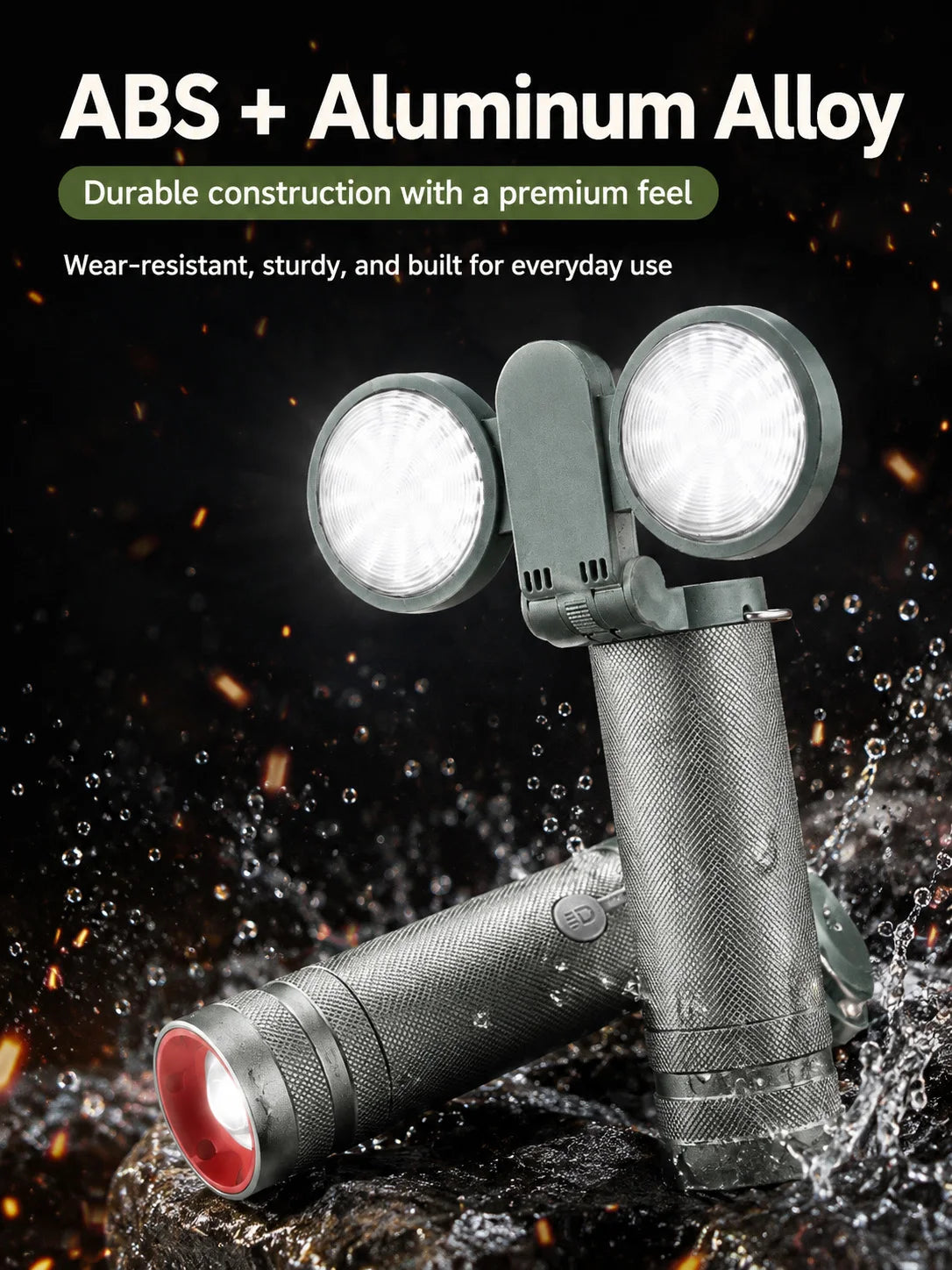 Rechargeable Torch and Camping Lantern – body materials