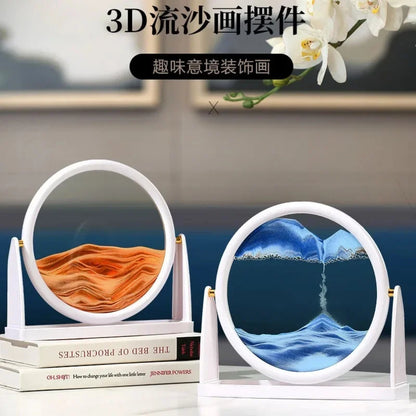 12-Inch Rotating Moving Sand Art Frame – additional product view | Smile Lady