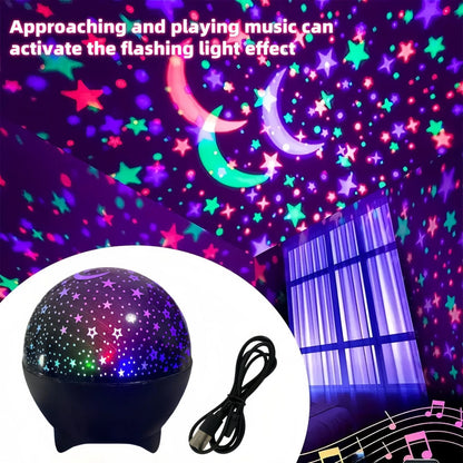 RGB Moon & Galaxy Projector – USB Night Light – additional product view | Smile Lady