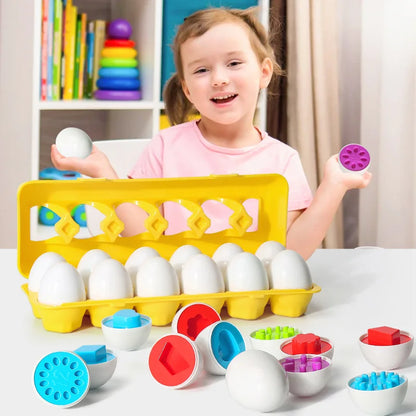 Egg Shape-Matching Puzzle – Learning Toy – product detail | Smile Lady