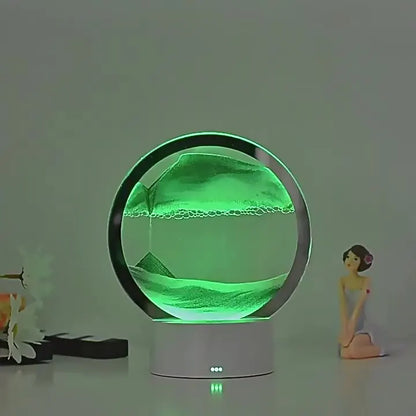 RGB Moving Sand Art Lamp – 16-Colour Light – alternate product view | Smile Lady