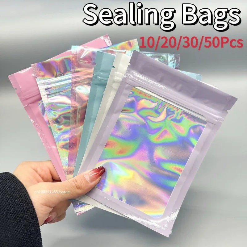 Holographic Resealable Gift Bags – Multi-Pack – product image | Smile Lady