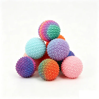 Rainbow Spiky Sensory Squeeze Ball – product gallery image 11 | Smile Lady