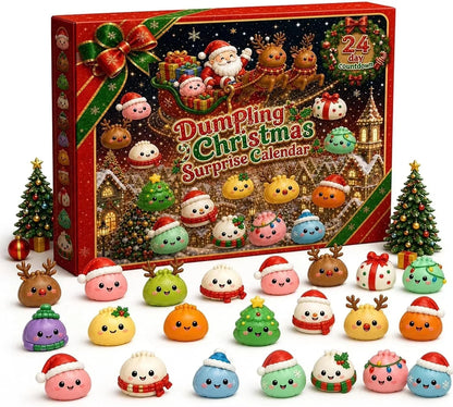 Christmas Squishy Countdown Calendar 2026 – style and variant reference | Smile Lady