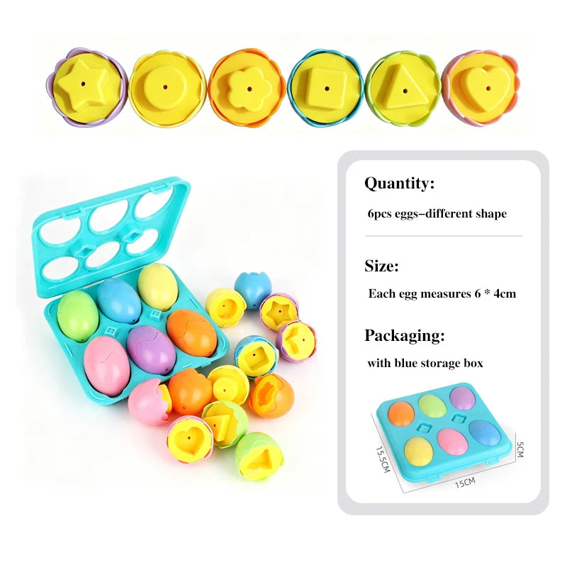 Egg Shape-Matching Puzzle – Learning Toy
