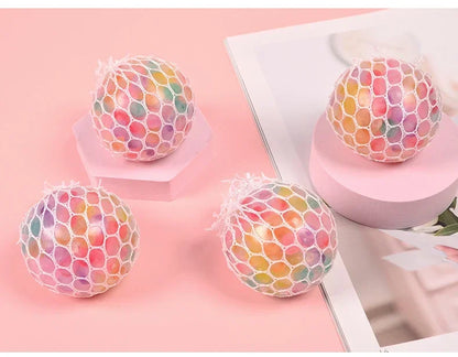 Rainbow Squishy Sensory Stress Ball – product gallery image 10 | Smile Lady