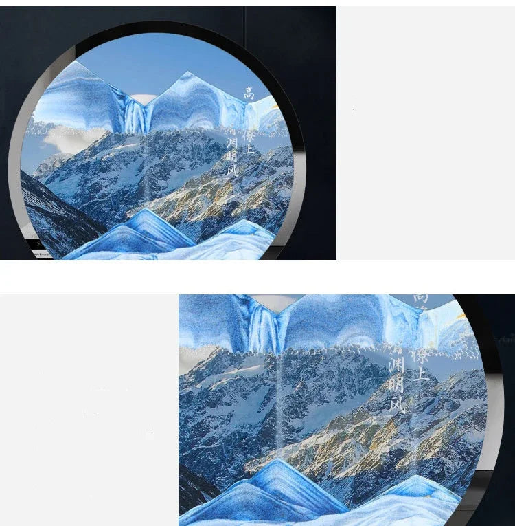 Moving Sand Art Picture – Glass Desk Decor – product gallery image 13 | Smile Lady