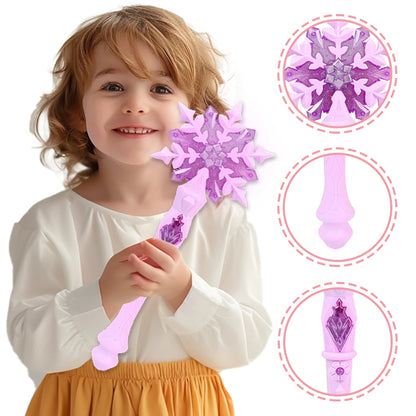 Fairy Snowflake Wand – Dress-Up Party Accessory – alternate product view | Smile Lady