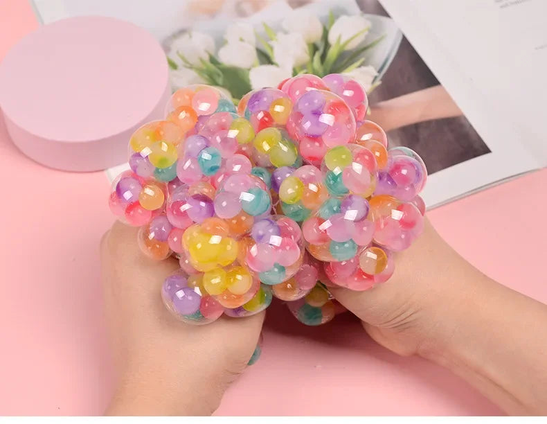 Rainbow Squishy Sensory Stress Ball – product gallery image 11 | Smile Lady