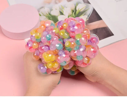 Rainbow Squishy Sensory Stress Ball – product gallery image 11 | Smile Lady