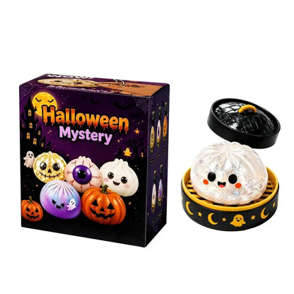 Halloween Ghost Dumpling Squishy Toy – product gallery image 10 | Smile Lady