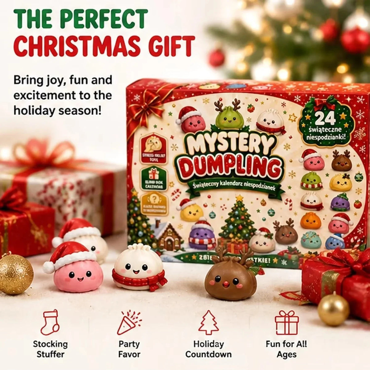 Christmas Squishy Countdown Calendar 2026 – product gallery image 12 | Smile Lady