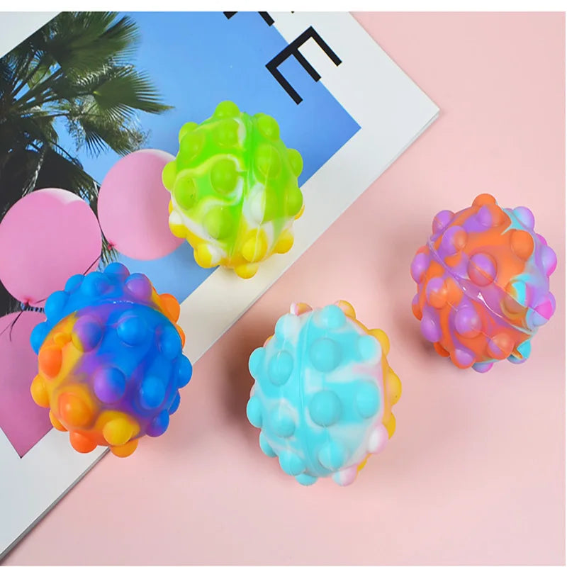 Silicone Bubble Squeeze Ball – Multi-Pack Options – product gallery image 7 | Smile Lady