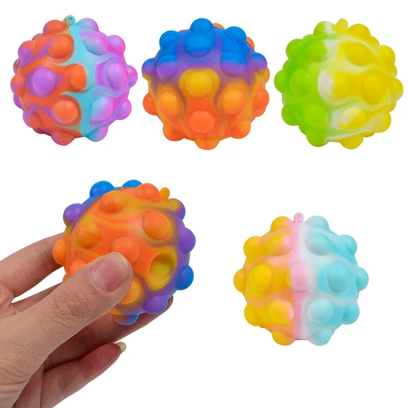 Silicone Bubble Squeeze Ball – Multi-Pack Options – product gallery image 9 | Smile Lady